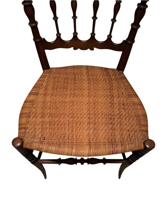 Image 1 of Een paar originele Chiavari-stoelen uit de jaren 60.