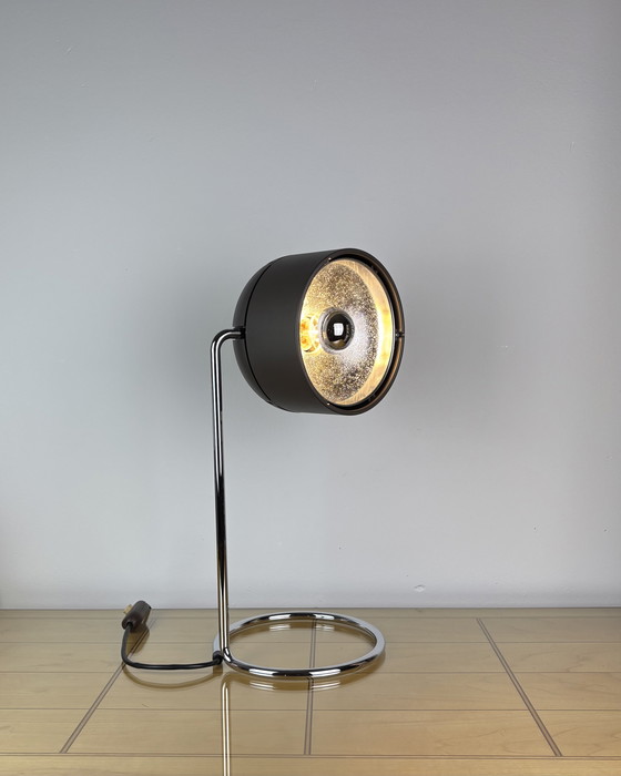 Image 1 of Table Lamp by Arnold Berges for Staff Leuchten, Vintage Table Lamp Space Age 70s Mid Century Industrial design Germany 1970s