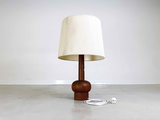 Image 1 of Original Midcentury Tischleuchte Stehlampe Teak 1960Er Danish