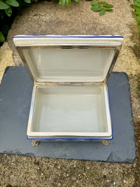 Porcelain jewelry box Florence 60s, Decorative Objects, Multi Color (photo 3 of 10)