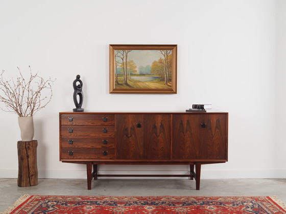 Image 1 of Peinture "Deux bouleaux près de l'étang", design scandinave, années 1970