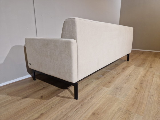 Image 1 of Rolf Benz 310 - 4 Seater Sofa + Hocker - Cream - Showroom Condition