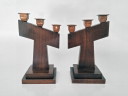 Kerzenständer-Set Art Deco 1930er Jahre
