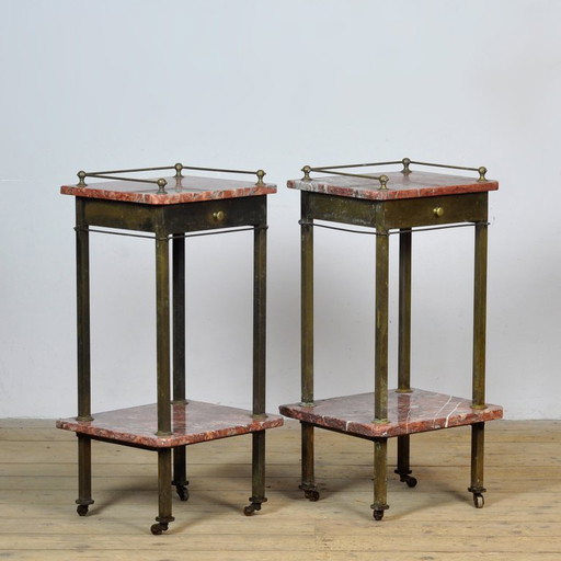 Set nachtkastjes, circa 1900