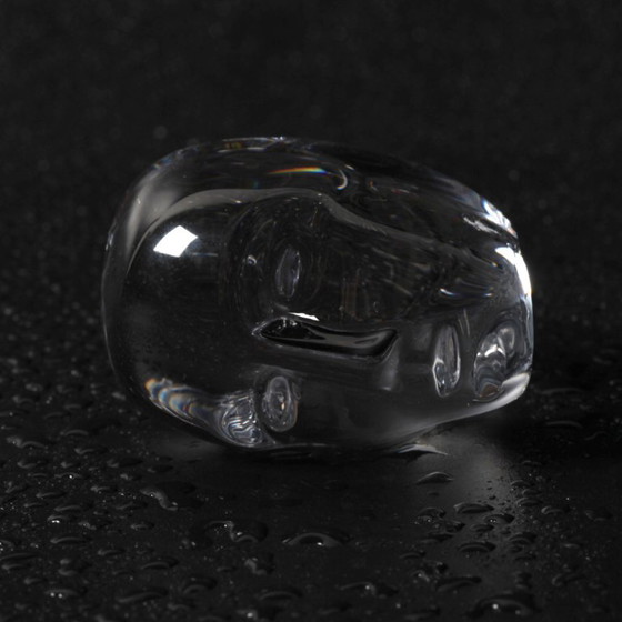 Skandinavischer Kunstglaskopf / Kristall „Brains“ Miniatur von Bertil Vallien für Kosta Boda / Schweden / (photo 12 of 13)