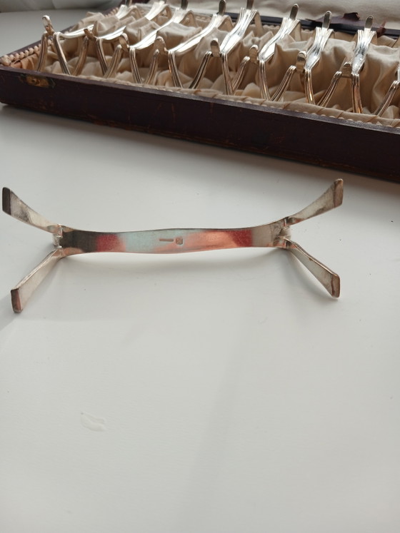 Raros reposacuchillos Christofle modelo MODERNE 1930 – Juegos de cubiertos, Silver (photo 13 of 15)