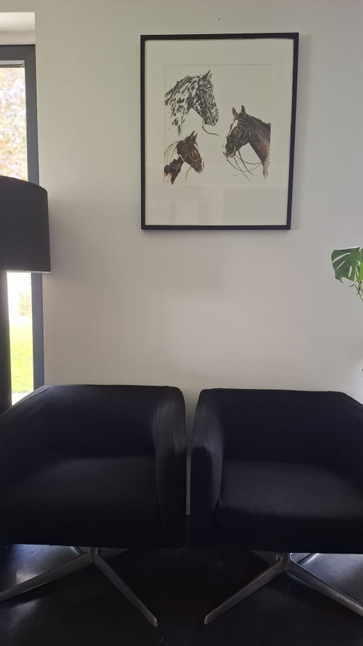 2x Fauteuils Cubica de Verzelloni