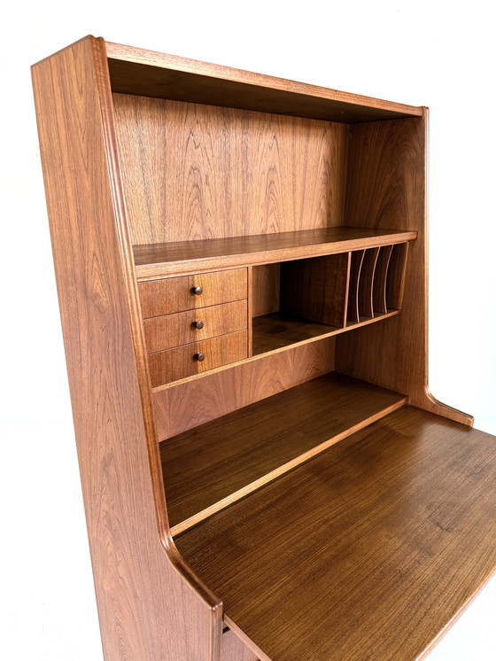 Image 1 of Vintage Danish teak secretary desk '60