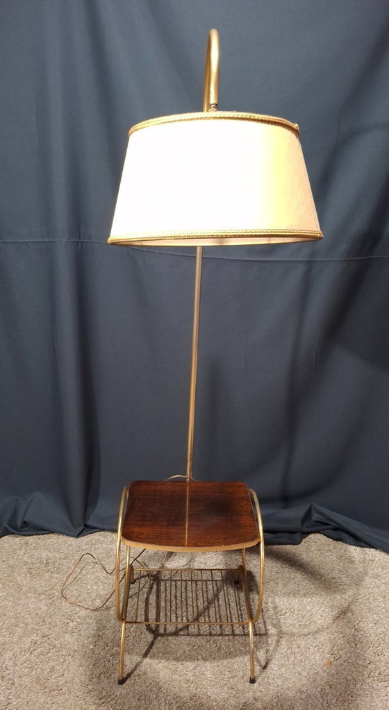 Image 1 of 1950s reading floor lamp