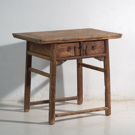 Table de travail chinoise antique avec tiroirs – Chine, circa 1900