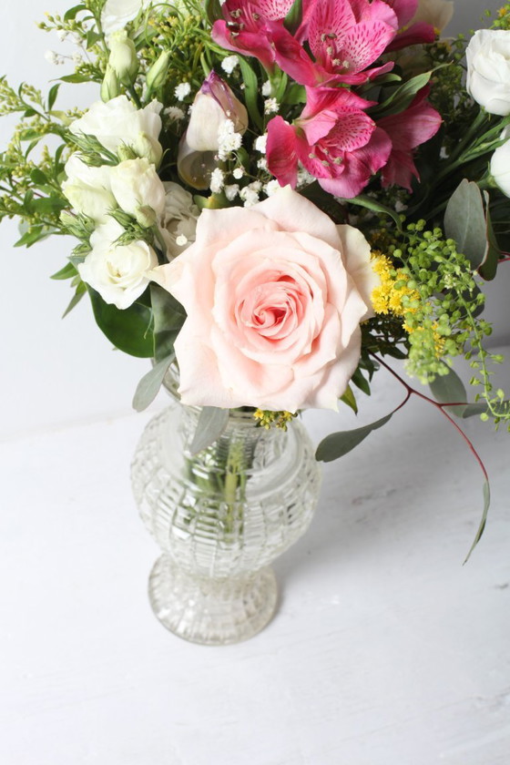 Image 1 of Art Deco Glass Vase: Mid-Century Fidenza Italian Design / 1960s