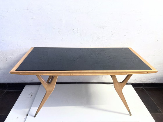 Image 1 of Mid - Century coffee table 50s 60s design in the style of Ico Parisi