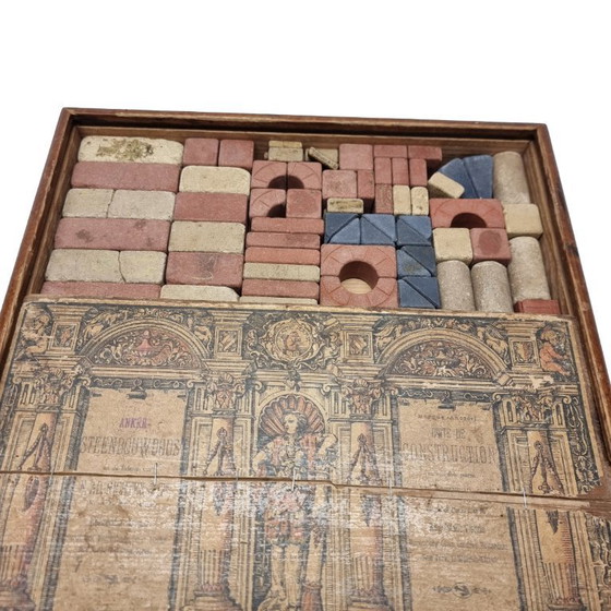 Image 1 of Antique Anchor stone building kit Richter No. 10, from around 1900