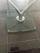 Mesa de centro de cristal Rolf Benz