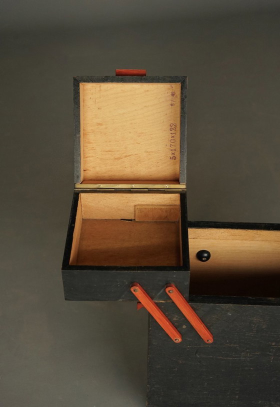 Image 1 of Nähkästchen im Art-déco-Stil der 1930er Jahre