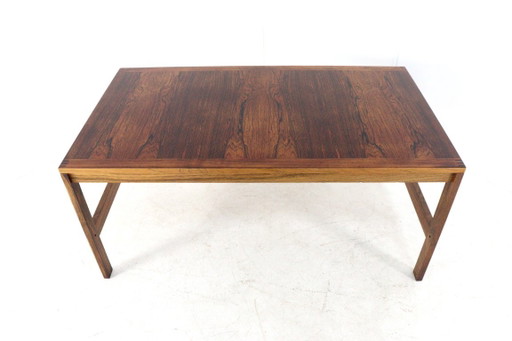 Ole Gjerløv-Knudsen & Torben Lind pour France & Son table basse palissandre vintage