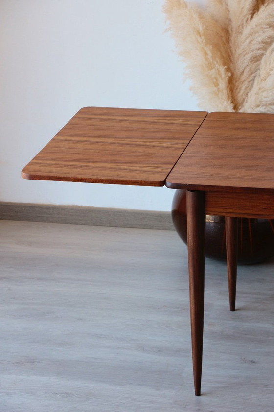 Image 1 of Table de Repas Vintage en Teck – Design Scandinave Extensible