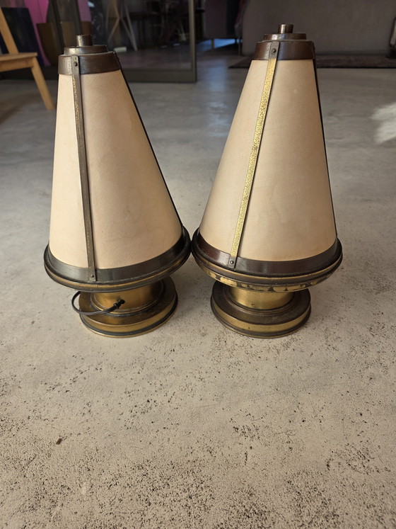 Image 1 of Hollywood Regency lamps