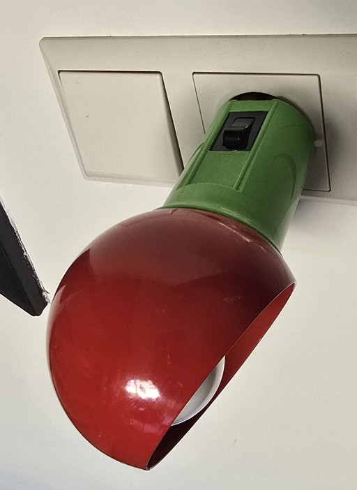 Lampe à brancher Memphis Bendt Hansen x WLP aux couleurs des années 70