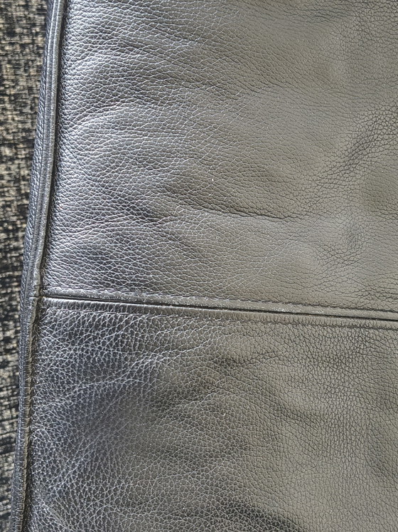 Image 1 of Fauteuil Gaucho en cuir noir