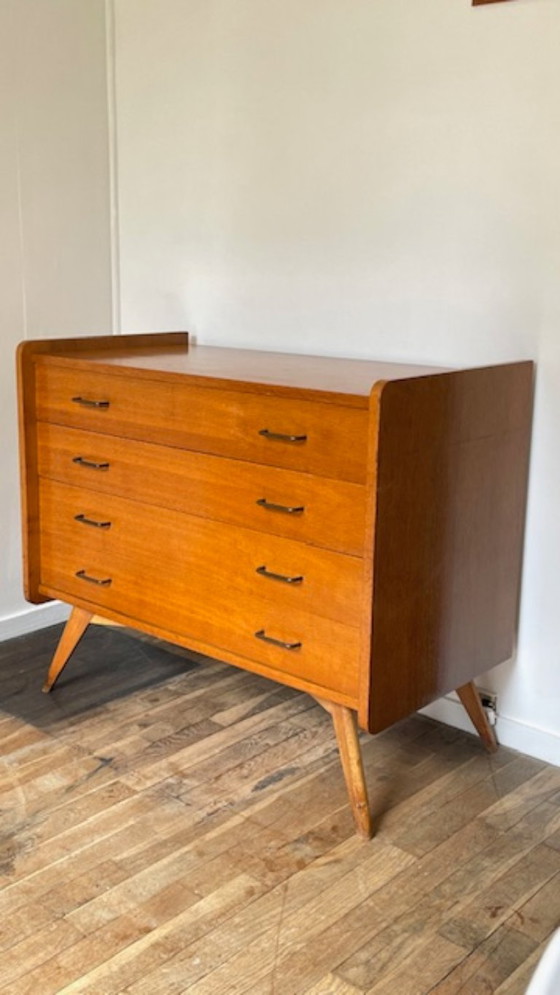 Vintage ladekast met kompasvormige poten – Ladekasten, Wood (photo 11 of 42)