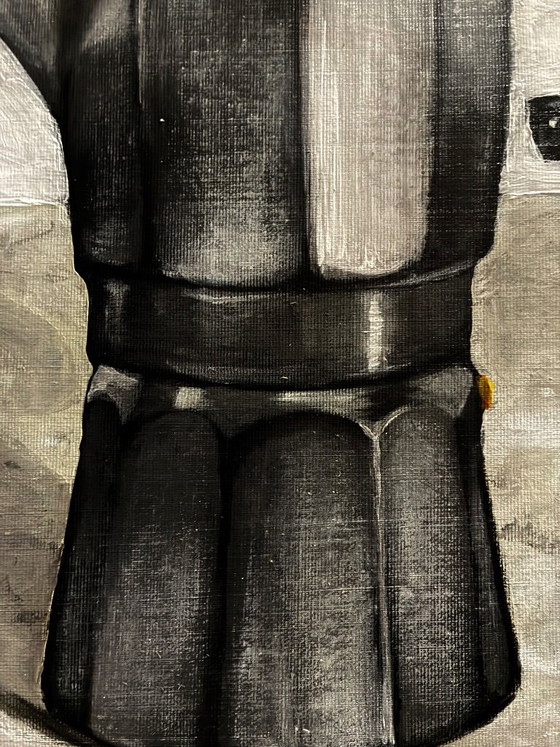 Coffee Maker – Walter Geraci, Paintings & Drawings, Canvas (photo 4 of 11)