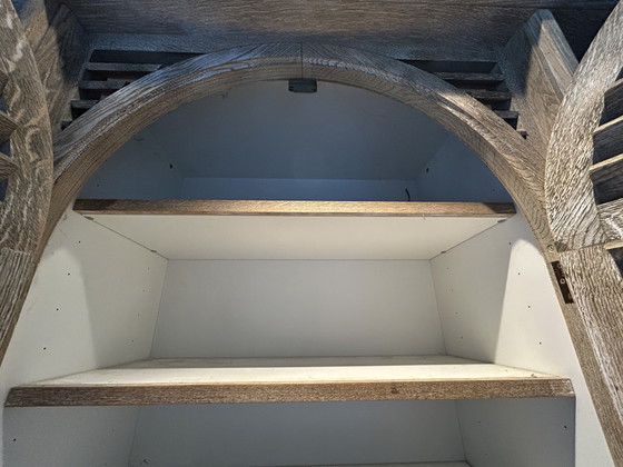 Image 1 of Eikenhouten inbouwkasten Vonder interieur 