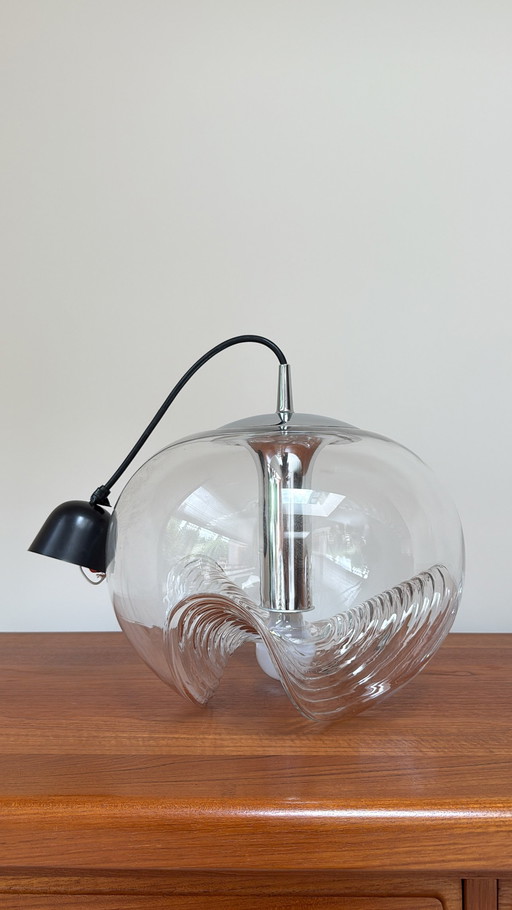 Vintage Peill & Putzler Wave pendant lamp