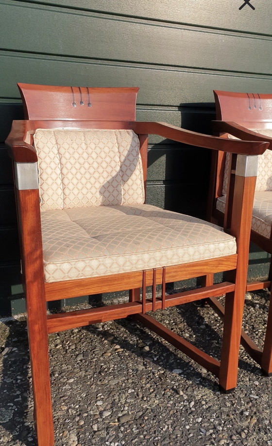 Image 1 of 6 fauteuils de salle à manger Schuitema