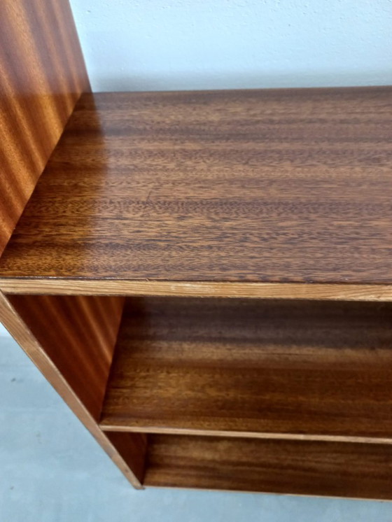 Image 1 of 1950s/60s Scandinavian wall cabinet wall rack (teak-pine veneer)