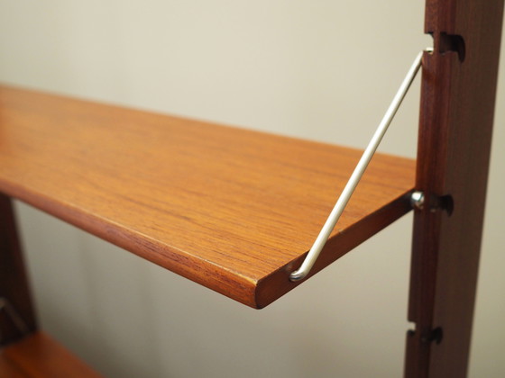 Image 1 of Bibliothèque système en teck, design norvégien, années 1960, production : Blindheim Mobelfabrikk, designer : John Texmon &amp; E