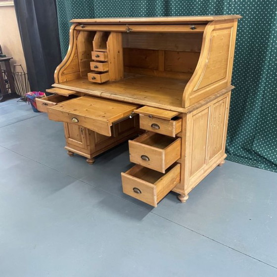 Scrivania classica – Armadi contenitori, Legno, Ottone (photo 5 of 9)