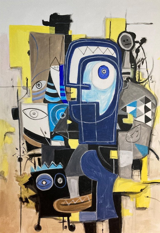 Image 1 of Pintura acrílica original XL de Don Kosta – Voz interior