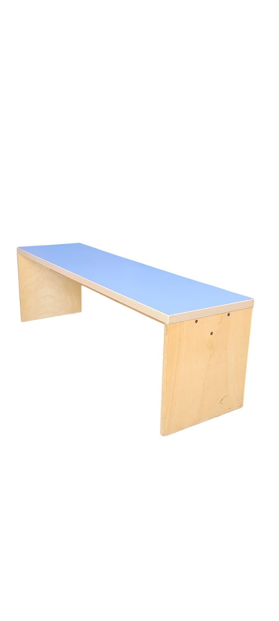 Image 1 of Sleek Wooden Design Benches 1990s
