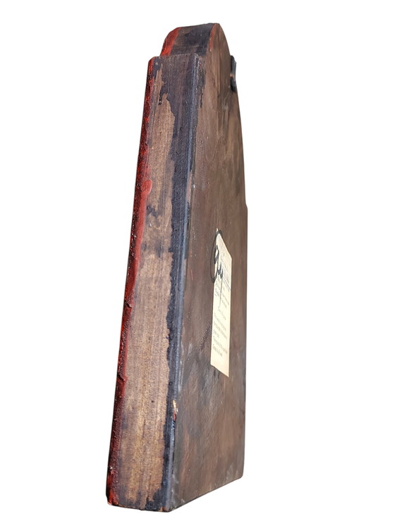 Image 1 of Icône grecque de la Vierge à l'Enfant – peinte à la main sur bois, XXe siècle