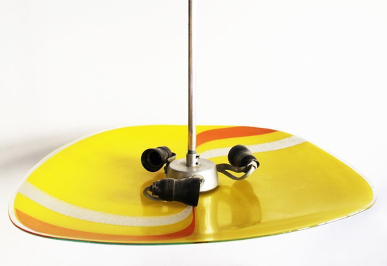 Image 1 of Plafondlamp uit het midden van de vorige eeuw uit de jaren 60