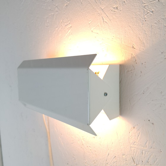 Image 1 of Lampada da parete vintage bianca Massive