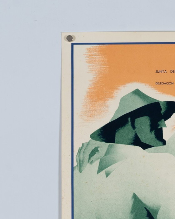 Image 1 of NO PASARAN Posters from the Spanish Civil War – 1986 – Original Vintage Exhibition Poster – Historical Political Art – 87.5x59.5