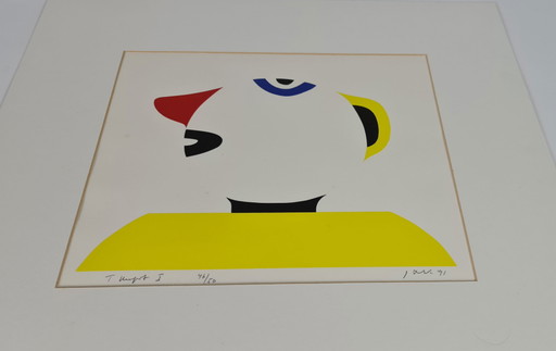 Jan Snoeck - Teapot 1 - graphics - screen print - 1991