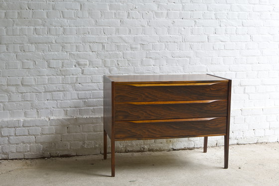 Image 1 of Rosewood Chest of Drawers, Model 34, Kai Kristiansen by Aksel Kjersgaard, 1960's