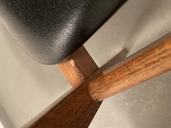 2 x Mid Century Teak Armchairs | Erik Kirkegaard Danish Design 60s | Vintage Pair – Glostrup, Dining chairs (photo 9 of 9)