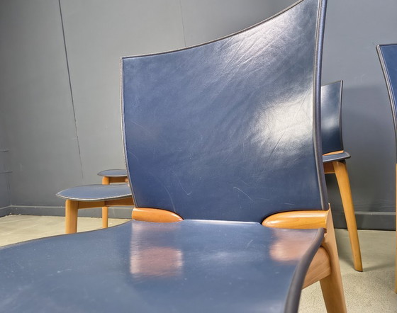 Image 1 of Chaises Cos S-12 de Josep Llusca pour Cassina, années 1990 - lot de 6