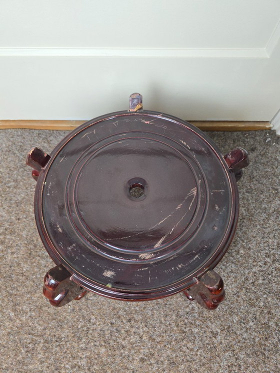 Image 1 of Grande vaso cinese dorato, porcellana cinese