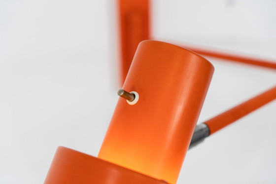 Image 1 of Lámpara de pared “Skala” naranja de Jo Hammerborg para Fog & Mørup (Dinamarca, años 60).