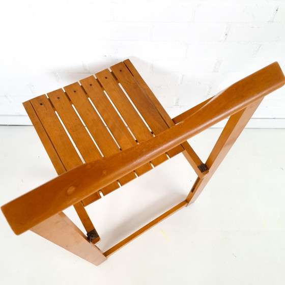 Vintage houten klapstoel Triëst Aldo Jacober jaren 70 – Klapstoelen, Wood (photo 7 of 7)