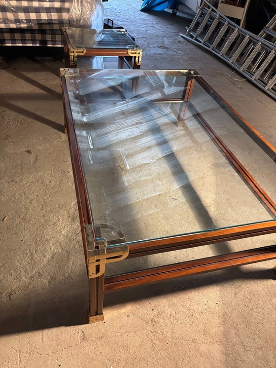 Image 1 of Tavolino da caffè vintage spagnolo di S.T Valenti, con tavolo angolare