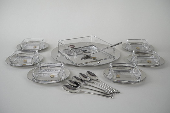 Image 1 of Set da dessert, design italiano, anni '70, produttore: GOTTINGHEN