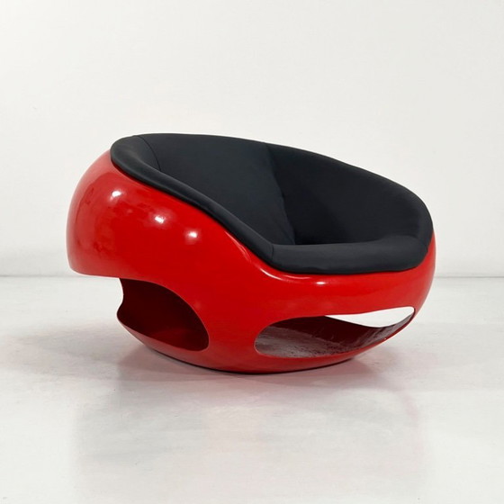 Image 1 of Poltrona a forma di uovo/pod in fibra di vetro di Mario Sabot, anni '60