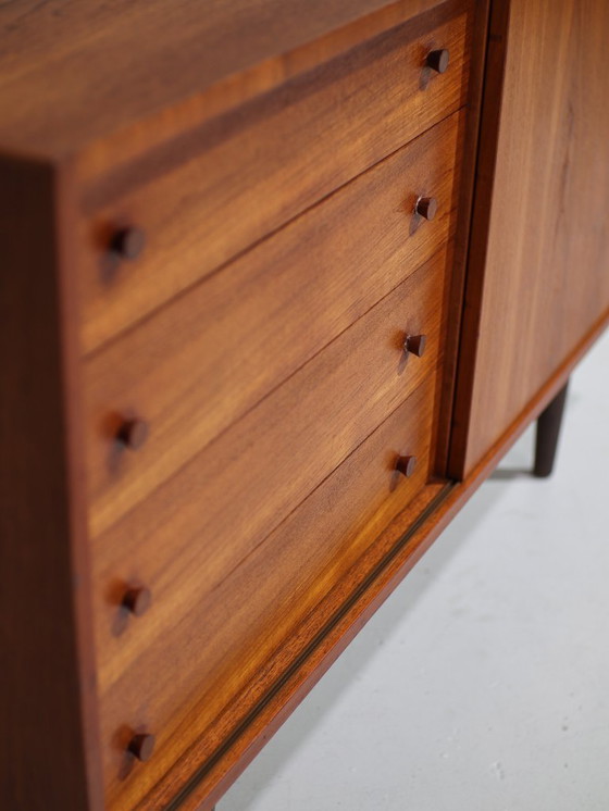 Image 1 of Sideboard with drawers teak Danish vintage