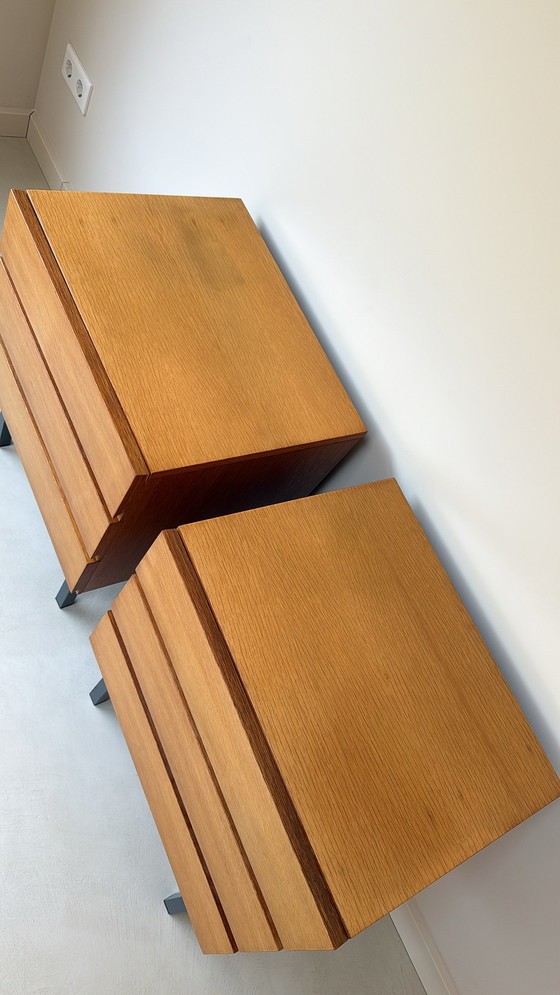 Image 1 of Vintaw wooden bedside table